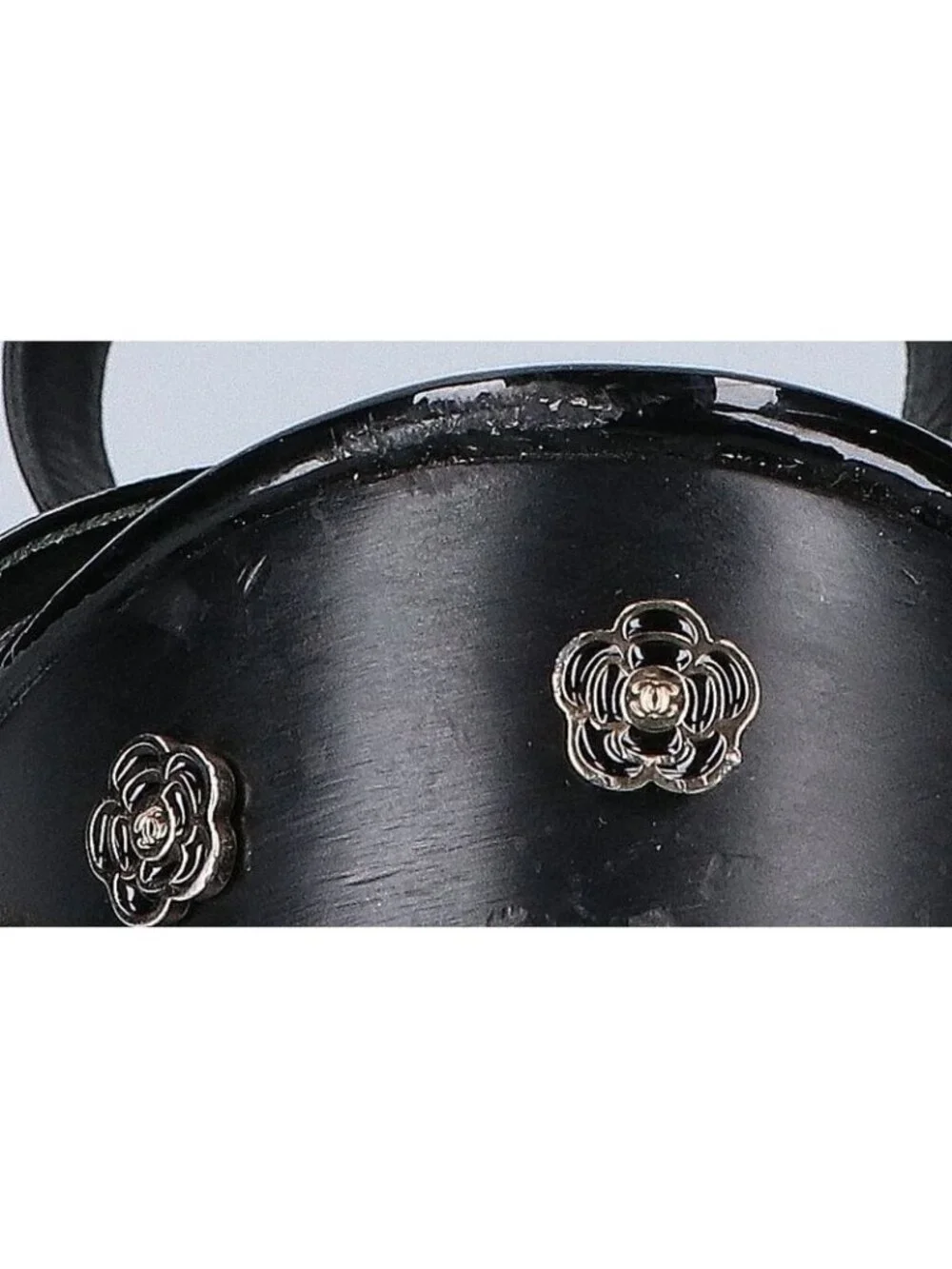 Chanel Patent Leather Camellia Sandal - Picture 9 of 9